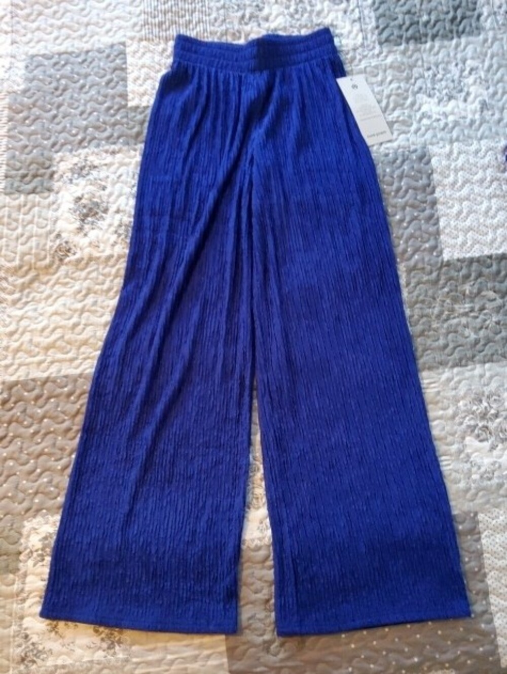 NWT Love Poem Knit Two-Piece Set - Short Sleeve Top & Wide Leg Pants Small - Picture 3 of 13
